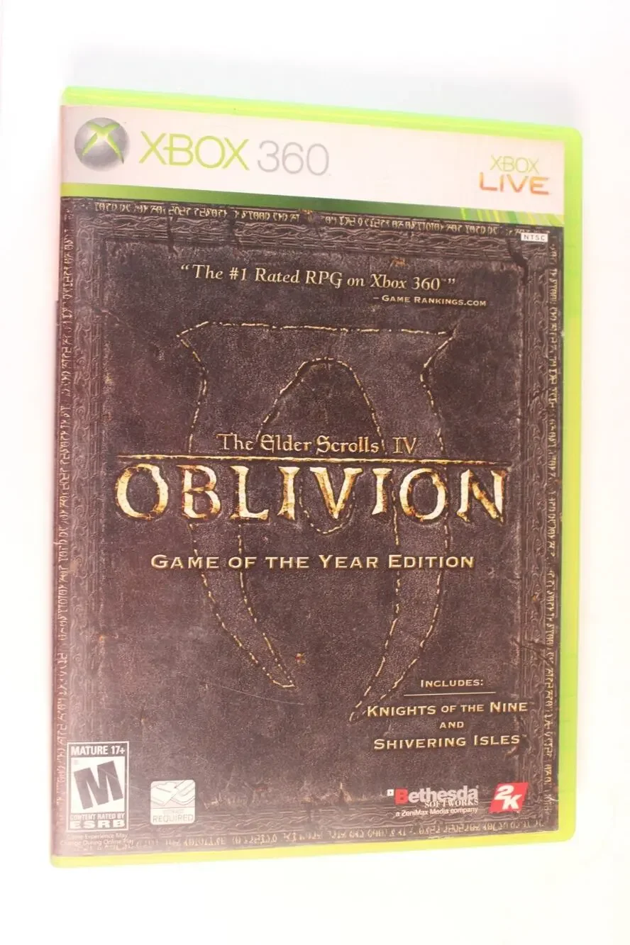 The Elder Scrolls IV Oblivion (Microsoft Xbox 360) Authentic, Tested/works